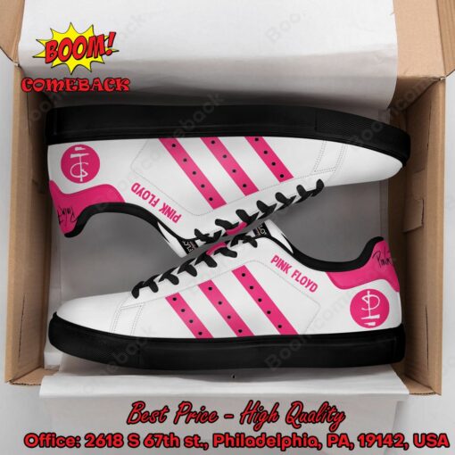 Pink Floyd Pink Stripes Style 1 Adidas Stan Smith Shoes