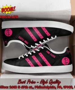 Pink Floyd Pink Stripes Style 2 Adidas Stan Smith Shoes