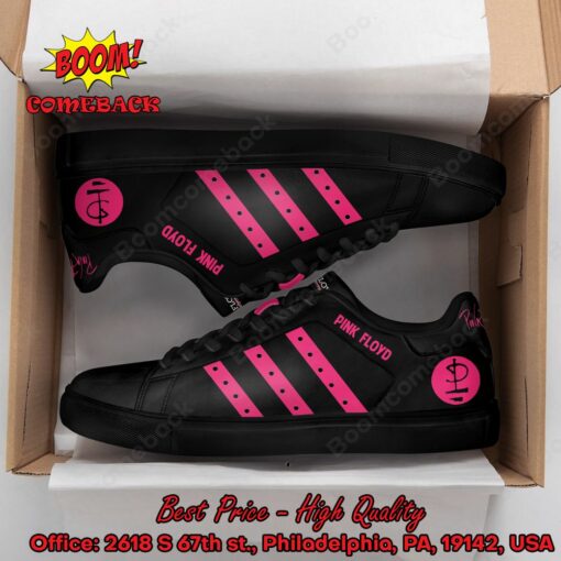 Pink Floyd Pink Stripes Style 2 Adidas Stan Smith Shoes