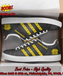 Queen Bohemian Rhapsody Yellow Stripes Style 2 Adidas Stan Smith Shoes