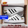 Queen Rock Band Cream Stripes Personalized Name Adidas Stan Smith Shoes