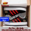 Queen Rock Band Yellow Stripes Personalized Name Adidas Stan Smith Shoes