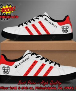 radiohead red stripes style 1 adidas stan smith shoes 3 ob4X8