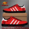 Red Hot Chili Peppers Black Stripes Style 1 Adidas Stan Smith Shoes