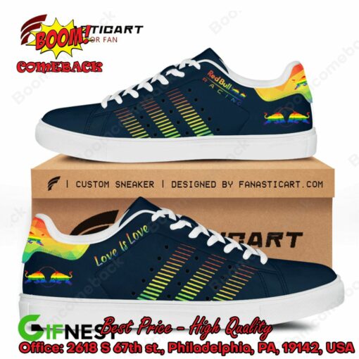 Red Bull Racing LGBT Love Is Love Adidas Stan Smith Shoes