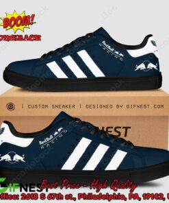 Red Bull Racing White Stripes Style 1 Adidas Stan Smith Shoes