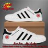 Radiohead White Stripes Style 2 Adidas Stan Smith Shoes