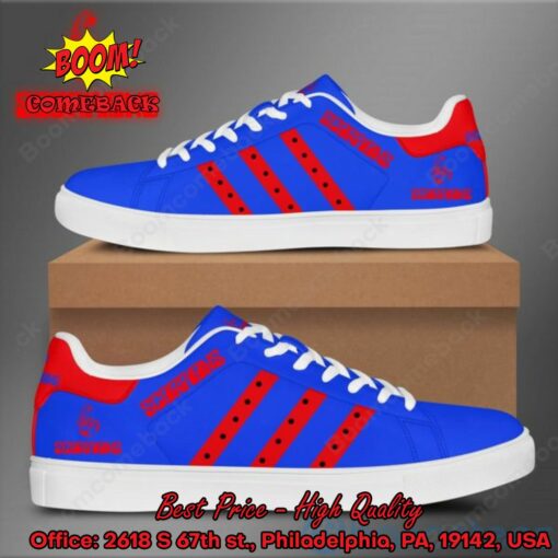 Scorpions Red Stripes Style 3 Adidas Stan Smith Shoes