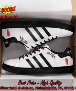 skrillex black stripes style 1 adidas stan smith shoes 3 QUZFf