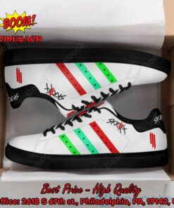 skrillex red green and green wrasse stripes style 1 adidas stan smith shoes 3 Ok948