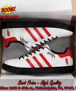skrillex red stripes style 1 adidas stan smith shoes 3 JYvyA