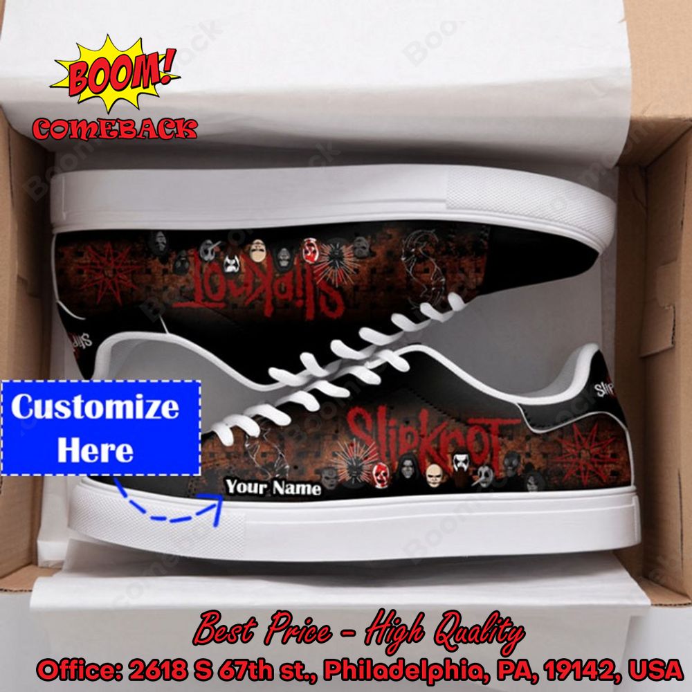 Slipknot Personalized Name Black Style 2 Adidas Stan Smith Shoes
