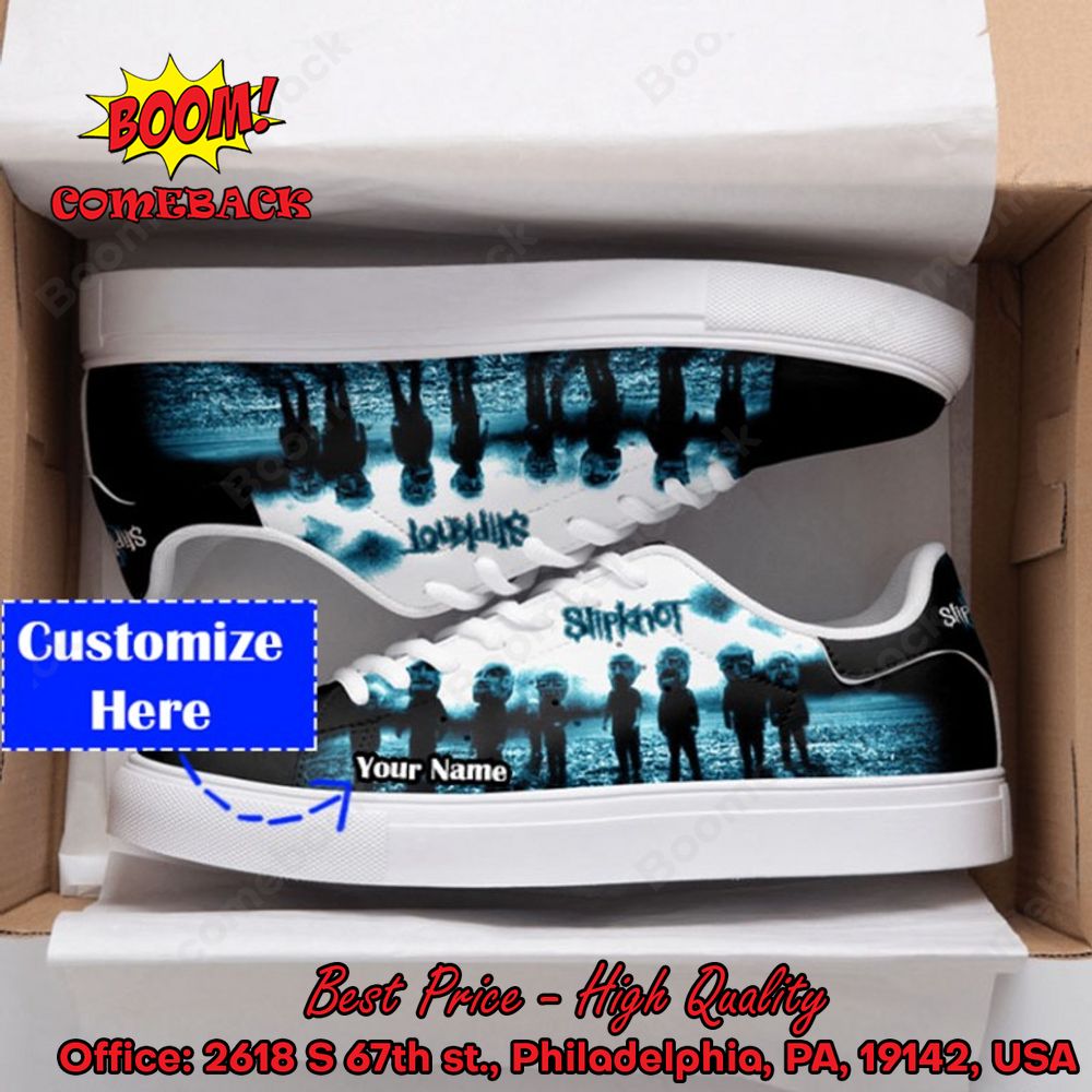 Slipknot Personalized Name Black Style 3 Adidas Stan Smith Shoes