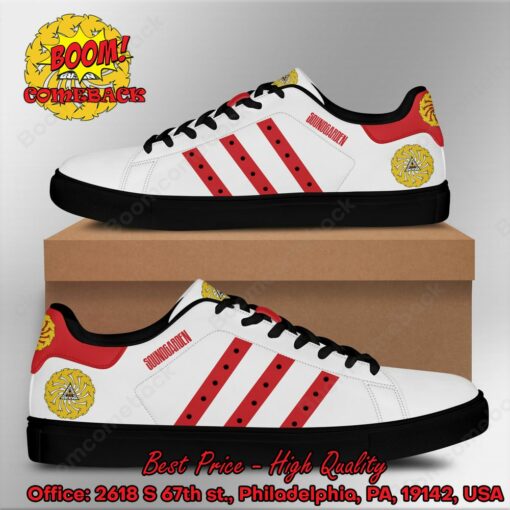 Soundgarden Red Stripes Style 1 Adidas Stan Smith Shoes
