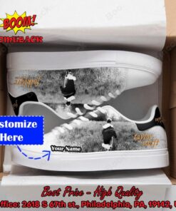 Taylor Swift Personalized Name White Adidas Stan Smith Shoes