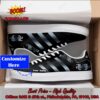 The Black Eyed Peas White Stripes Personalized Name Adidas Stan Smith Shoes