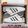Skrillex White Stripes Style 3 Adidas Stan Smith Shoes