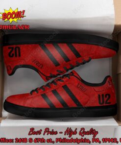 u2 rock band black stripes style 2 adidas stan smith shoes 3 rUdq3