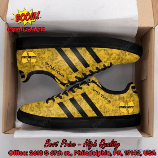 Wu-Tang Clan Black Stripes Style 2 Adidas Stan Smith Shoes