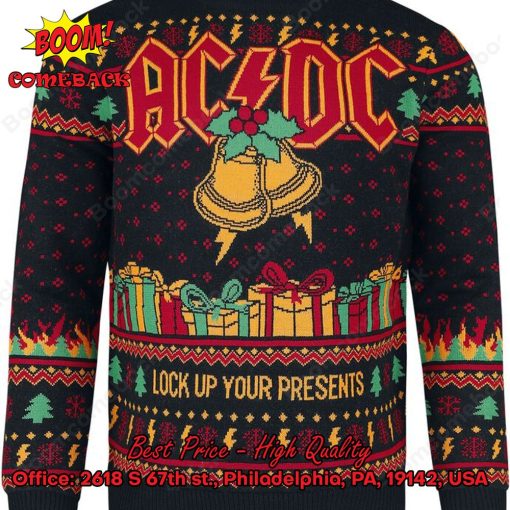 ACDC Rock Band Look Up Your Presents Christmas Jumper