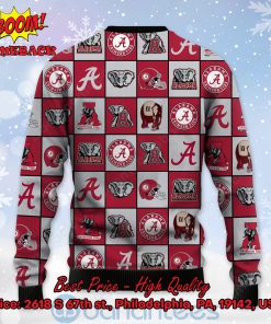 alabama crimson tide logos ugly christmas sweater 3 hCRuj