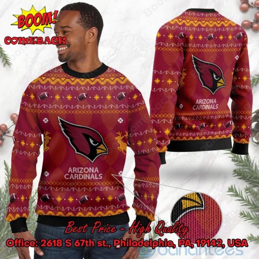 Arizona Cardinals Big Logo Ugly Christmas Sweater