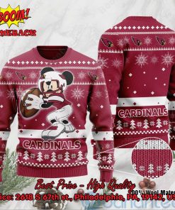 Arizona Cardinals Mickey Mouse Ugly Christmas Sweater
