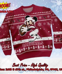 arizona cardinals mickey mouse ugly christmas sweater 2 FHOFS