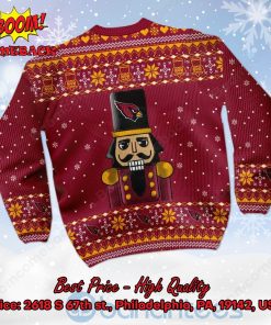 arizona cardinals nutcracker not a player i just crush alot ugly christmas sweater 3 RiDOK