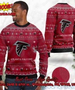 Atlanta Falcons Big Logo Ugly Christmas Sweater