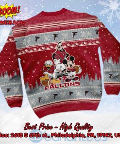 atlanta falcons disney characters personalized name ugly christmas sweater 3 lKt7I