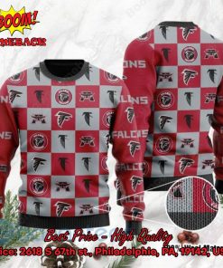 Atlanta Falcons Logos Ugly Christmas Sweater