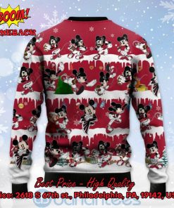 atlanta falcons mickey mouse postures style 2 ugly christmas sweater 3 XlY1U