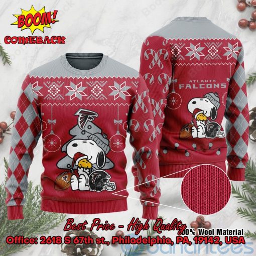 Atlanta Falcons Peanuts Snoopy Ugly Christmas Sweater