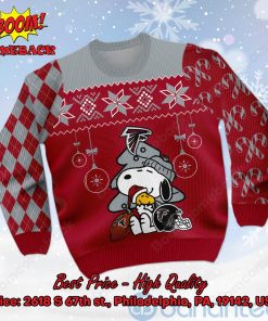 atlanta falcons peanuts snoopy ugly christmas sweater 2 7cJa4