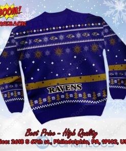 baltimore ravens charlie brown peanuts snoopy ugly christmas sweater 3 Txvfj