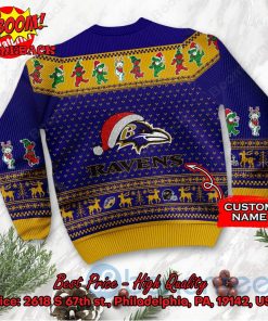 baltimore ravens grateful dead santa hat ugly christmas sweater 3 DxDhT