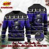 Baltimore Ravens Grateful Dead Santa Hat Ugly Christmas Sweater