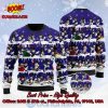 Baltimore Ravens Mickey Mouse Postures Style 1 Ugly Christmas Sweater