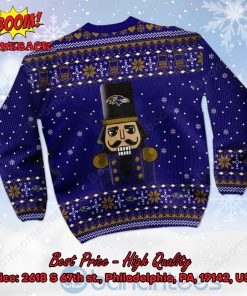 baltimore ravens nutcracker not a player i just crush alot ugly christmas sweater 3 yq8QC