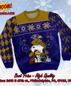 baltimore ravens peanuts snoopy ugly christmas sweater 2 4M0dT