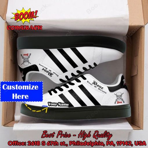 Bone Thugs-n-Harmony Black Stripes Personalized Name Adidas Stan Smith Shoes