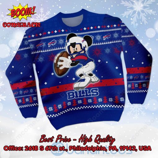 Buffalo Bills Mickey Mouse Ugly Christmas Sweater