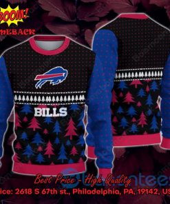 Buffalo Bills Pine Trees Ugly Christmas Sweater