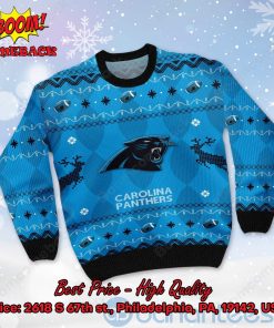Carolina Panthers Big Logo Ugly Christmas Sweater