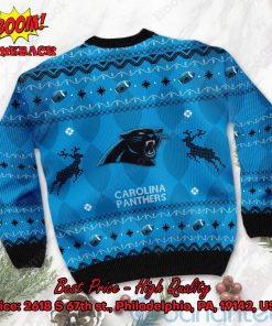 carolina panthers big logo ugly christmas sweater 3 4bZSf