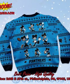 carolina panthers mickey mouse postures style 1 ugly christmas sweater 3 b45Rb