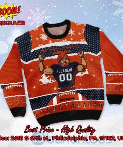 chicago bears all i need for christmas is bears custom name number ugly christmas sweater 2 9QpKL