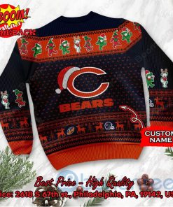 chicago bears grateful dead santa hat ugly christmas sweater 3 5jwW4