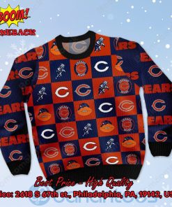chicago bears logos ugly christmas sweater 2 sD80D